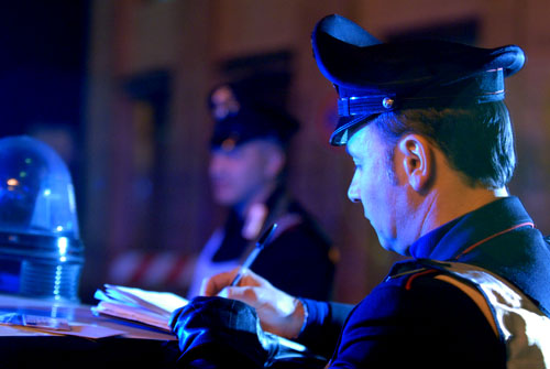 carabinieri notte denuncia