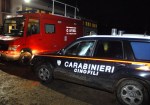 Vigili del fuoco e carabinieri in azione (Foto Archivio Fabrizio Troccoli)