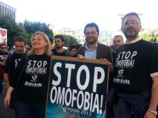 L'assessore Simone Guerra flash mob terni