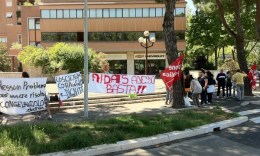 Il presidio delle socie Aidas