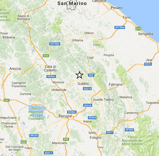 Due scosse di terremoto in Umbria, una di 2.9 a Gubbio e l'altra di ... - Umbria 24 News