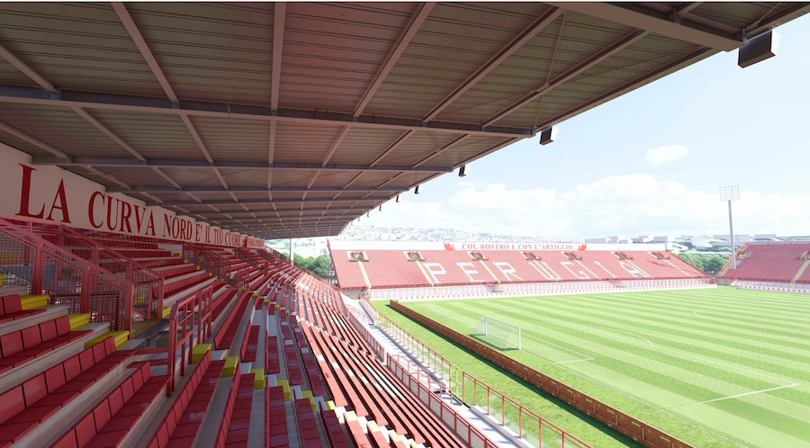 Cartoline Perugia - Stadio Comunale Renato Curi - L428 - Occasion